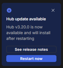 Frostshocker's tweet photo. @EepyCreepyCh I'm about to hit this button, On this long and arduous journey I pray 🙏 that the gods bless me with prosperity and that Unity Hub doesn't once again for the 10th update in a row explode and require me to manually delete files and reinstall it. https://t.co/9D68sn3Yk5