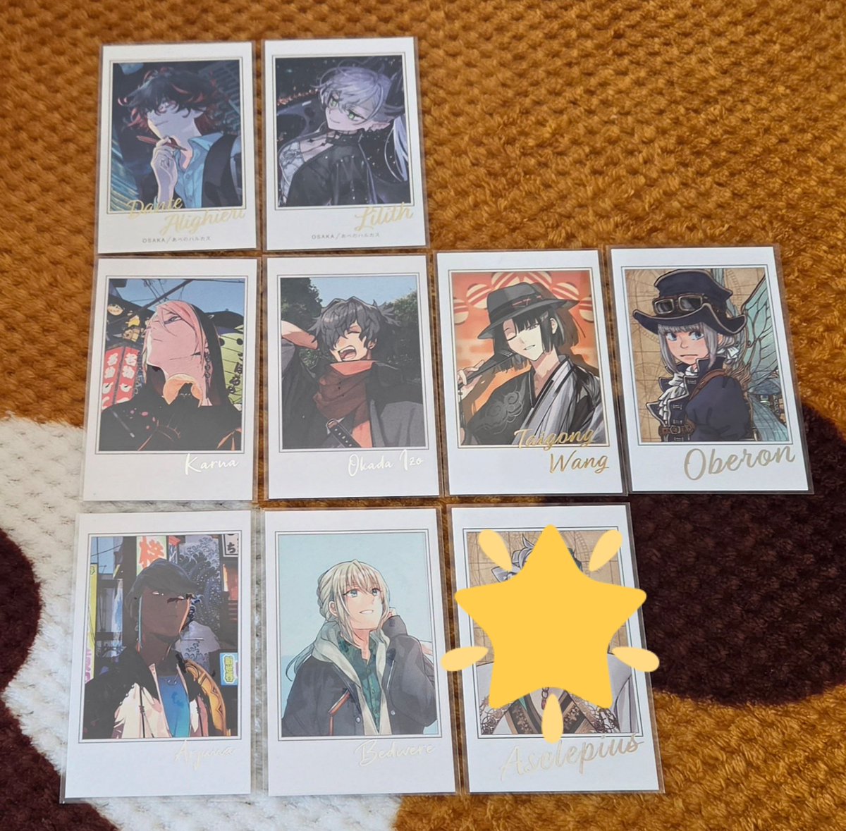 sakuranra_7110's tweet photo. 【交換】FGOフェス ポートレイト 描き下ろし under the same sky 2022 2025 over the same sky
譲)ダンテ、リリス、カルナ、岡田以蔵、太公望、オベロン、アルジュナ、ベディヴィエール
求)utss：エレシュキガル2＞utss：イシュタル3＞＞＞otss：エレシュキガル2、2022：イシュタル1 → https://t.co/yxnldz3AIi