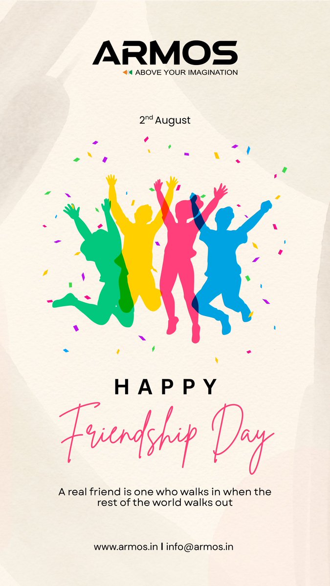 armos_tiles's tweet photo. Happy Friendship Day! 🤝💙
Strong friendships, like strong foundations, last forever.
Wishing you a day filled with joy, laughter and cherished memories.
#happyfriendshipday #armostiles #togetherforever #2ndaugust https://t.co/XS7Sr17iSM