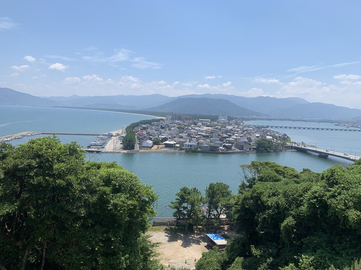 popyrice's tweet photo. 唐津湾と虹の松原を臨む
＃47都道府県日帰り弾丸ツアー https://t.co/mpXilXERpD