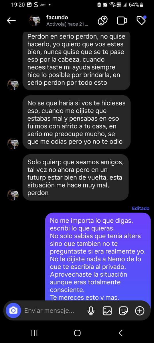 AlyxSloane's tweet photo. Vengo a hablar de #ResistenciaBrony @R_brony_ok En resumen estuve un poco mas de un año e hice amigos que para mi eran los mejores, pero uno de ellos abuso de manera integral a mi persona por mi condición psicológica y el resto de amigos fueron complices aun asi sabiendo de esto. https://t.co/j6mFqaiPuM