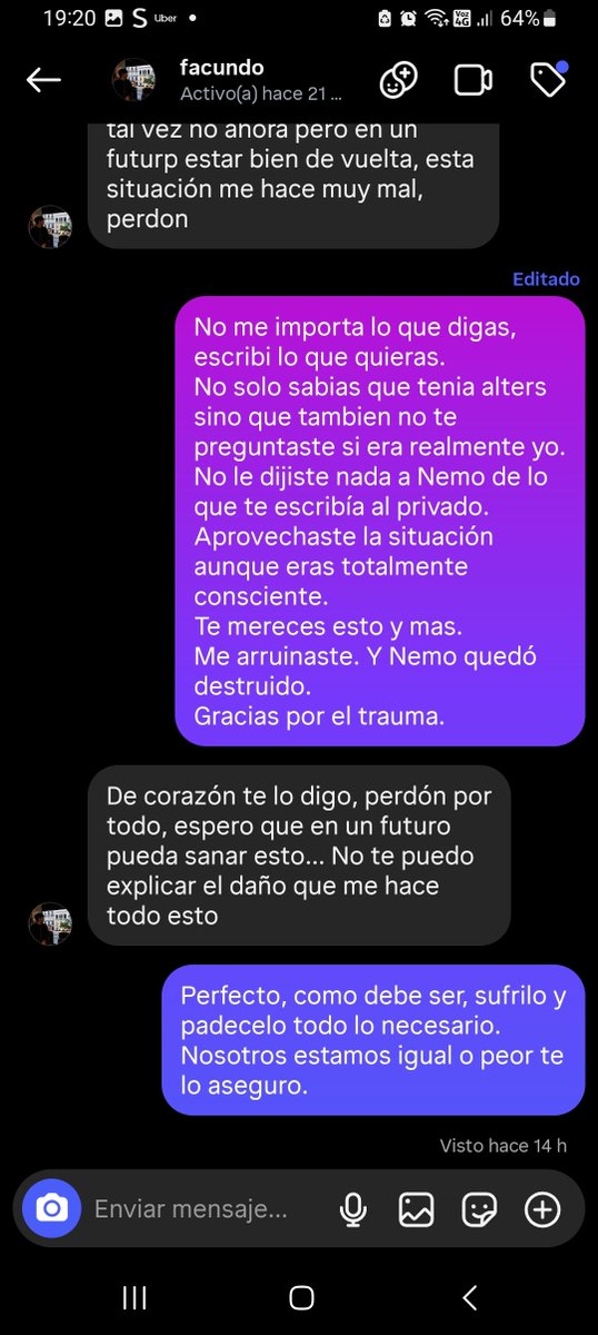 AlyxSloane's tweet photo. Vengo a hablar de #ResistenciaBrony @R_brony_ok En resumen estuve un poco mas de un año e hice amigos que para mi eran los mejores, pero uno de ellos abuso de manera integral a mi persona por mi condición psicológica y el resto de amigos fueron complices aun asi sabiendo de esto. https://t.co/j6mFqaiPuM