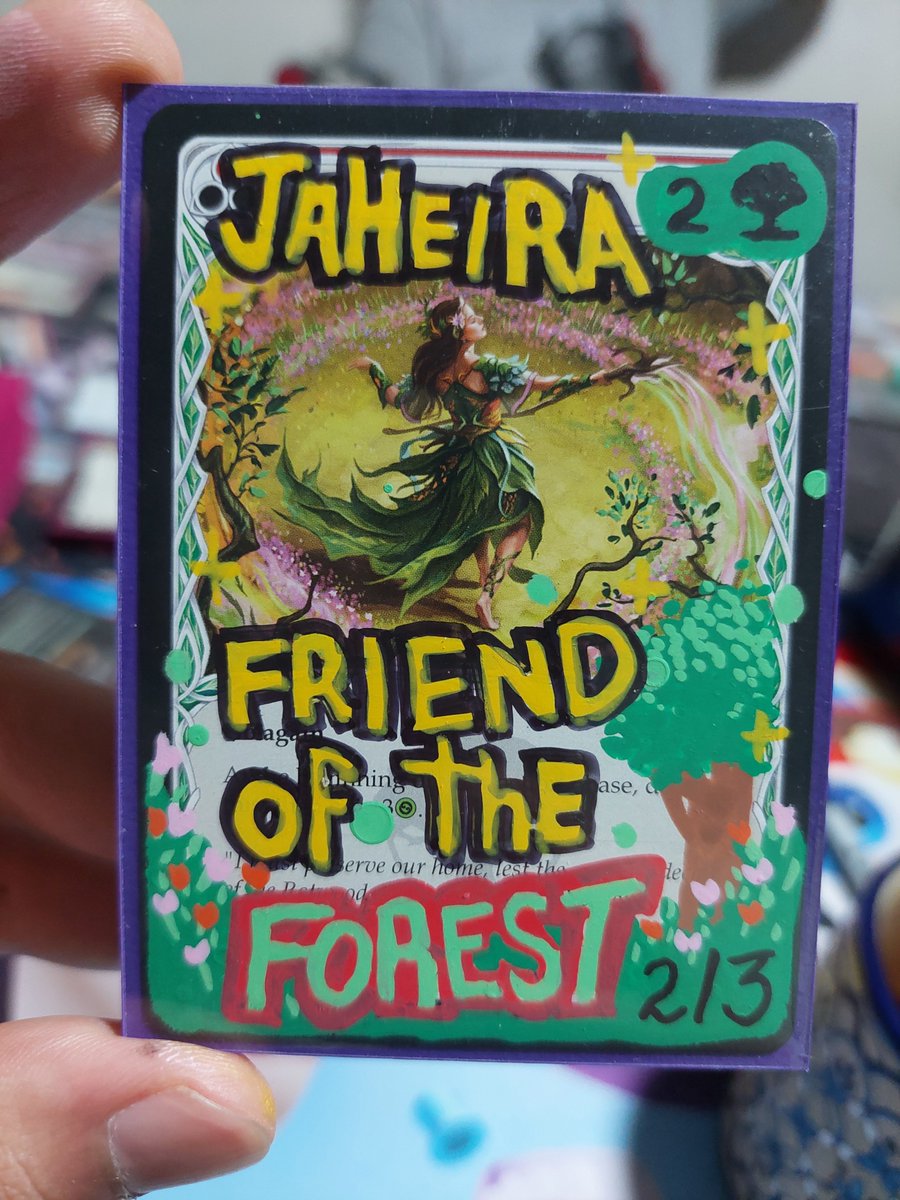carma_boi's tweet photo. Glorious proxy for a friendo. 🌲🌳
#mtg https://t.co/GeLefzThvW