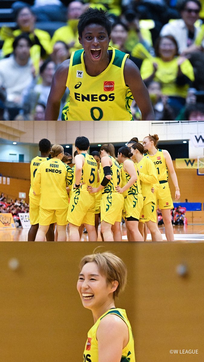 wjbl_official's tweet photo. 📊2025-26シーズンBEST視聴RANKING📊

🌻ENEOS 最多視聴ゲーム
『第1週GAME1 10月18日 ENEOSvsシャンソン』

新加入のエブリン選手、ラストシーズンの幕開けを迎えた宮崎選手が2人そろって同じ得点を記録💪
開幕戦勝利を引き寄せた2人の得点は?

回答お待ちしてます📝

📡バスケットLIVEで再配信中
https://t.co/AtPhCGgBcO

@rarara0512 @evelyn_mawuli
@eneossunflowers
※写真は2025-26シーズン
#Wリーグ #大樹生命Wリーグ