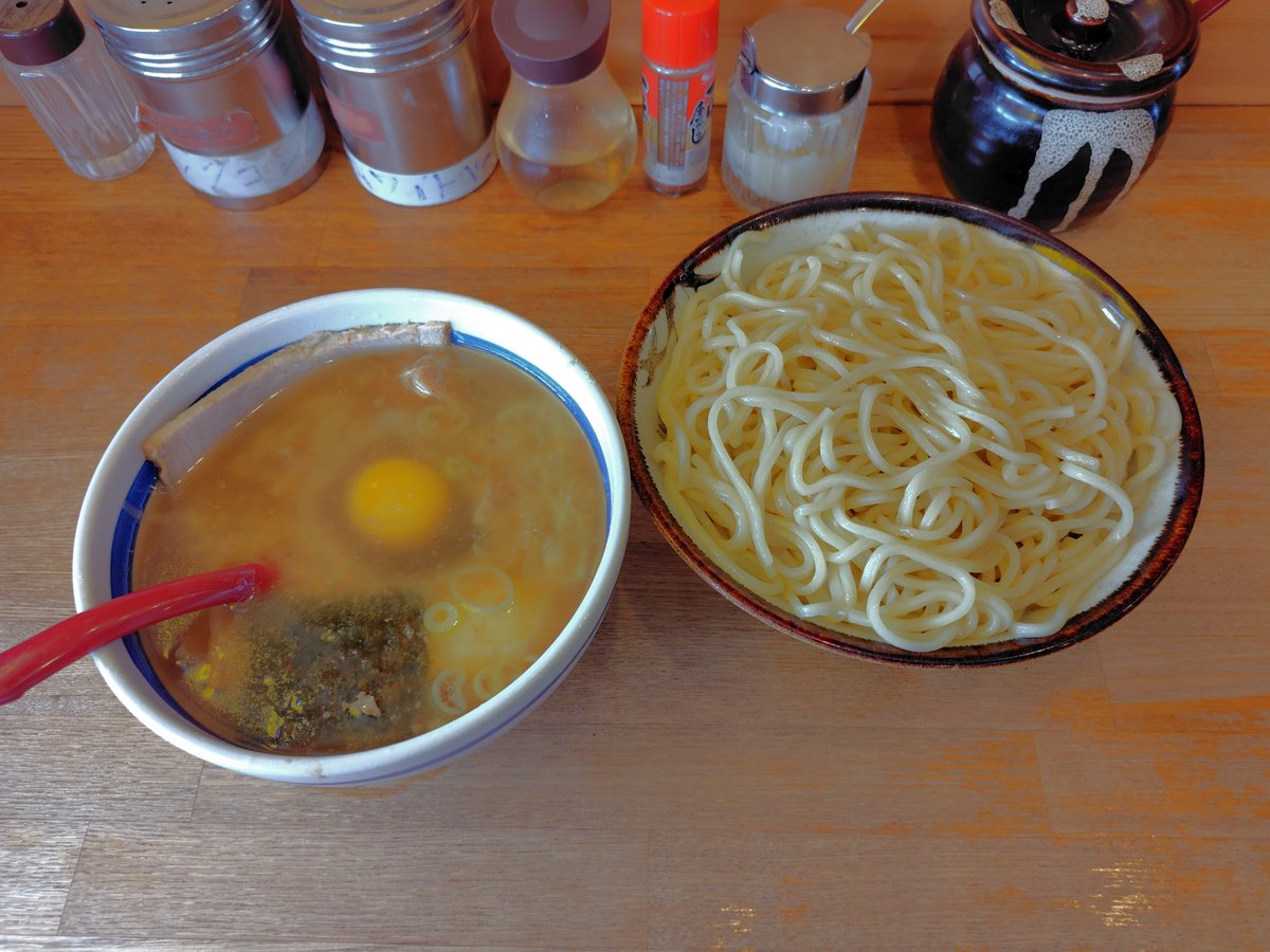 kensuke75m's tweet photo. 近松公園（尼崎市）の #和楽大勝軒 にて、もり生玉中盛を注文。
今のところ土日の営業で、
開店時間は11時から15時です。
#大勝軒 https://t.co/GFVz5nYP5B