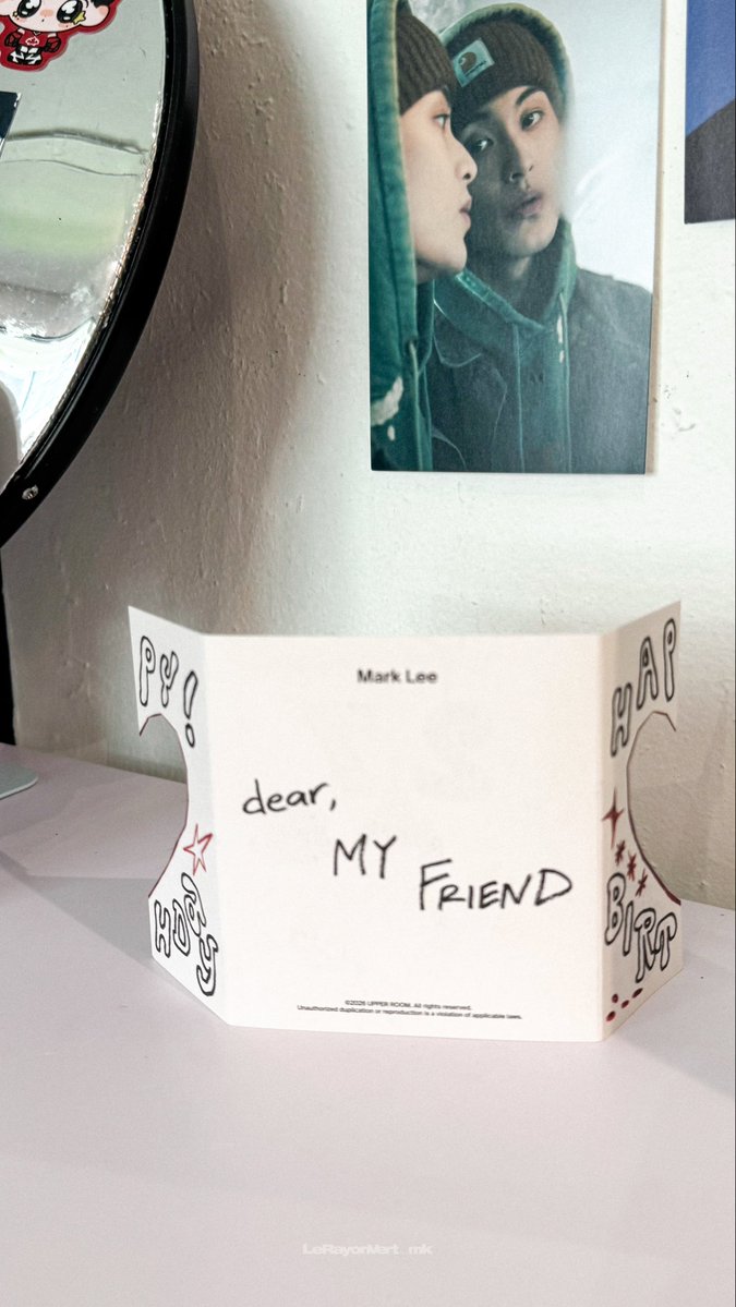 LeRayonVert_mk's tweet photo. 2026 Mark Lee Birthday Event
 'dear. MY FRIEND'
- Ralph's Coffee Cookies + 🐯💙

마크의 사랑이 담긴 카드도 쿠키도 사랑스럽다🥹
디어 마이 프렌드 마크야 생일 축하해 사랑해💝

#오랜내여름민형아생일축하해
#AlwayswithMarkLee https://t.co/KFNjWxkXnl