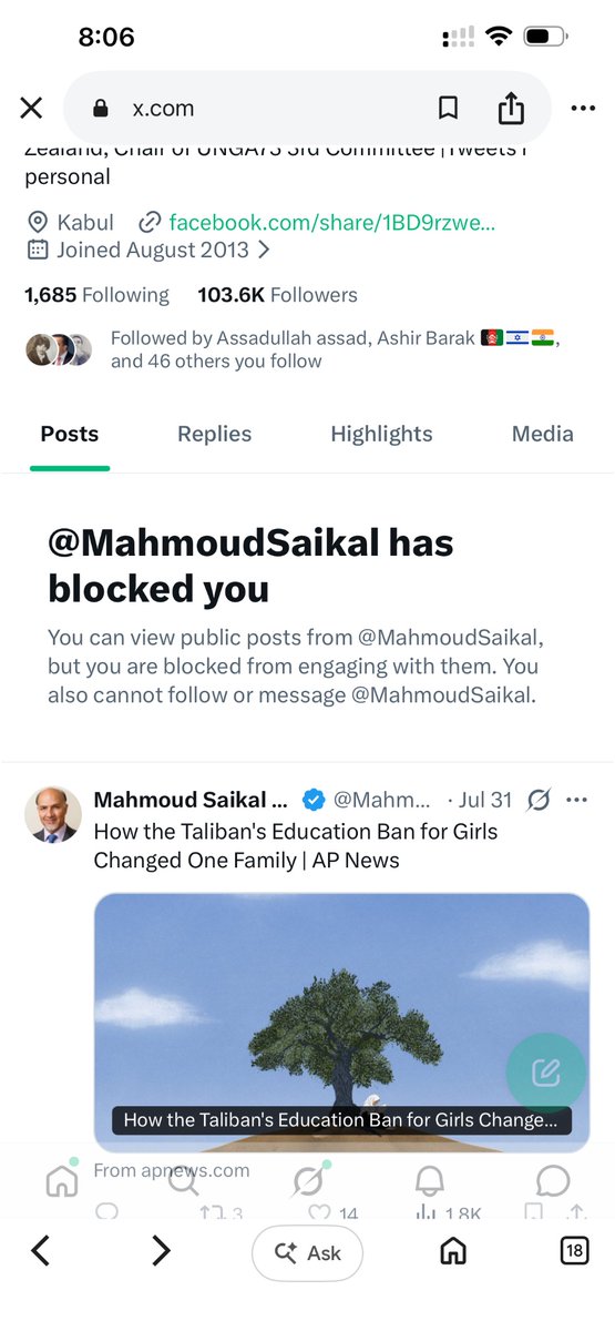 Jordan20267401's tweet photo. And of course you blocked me! 
@MahmoudSaikal you scumbag cunt 🤡 https://t.co/DPTdNGhkNt