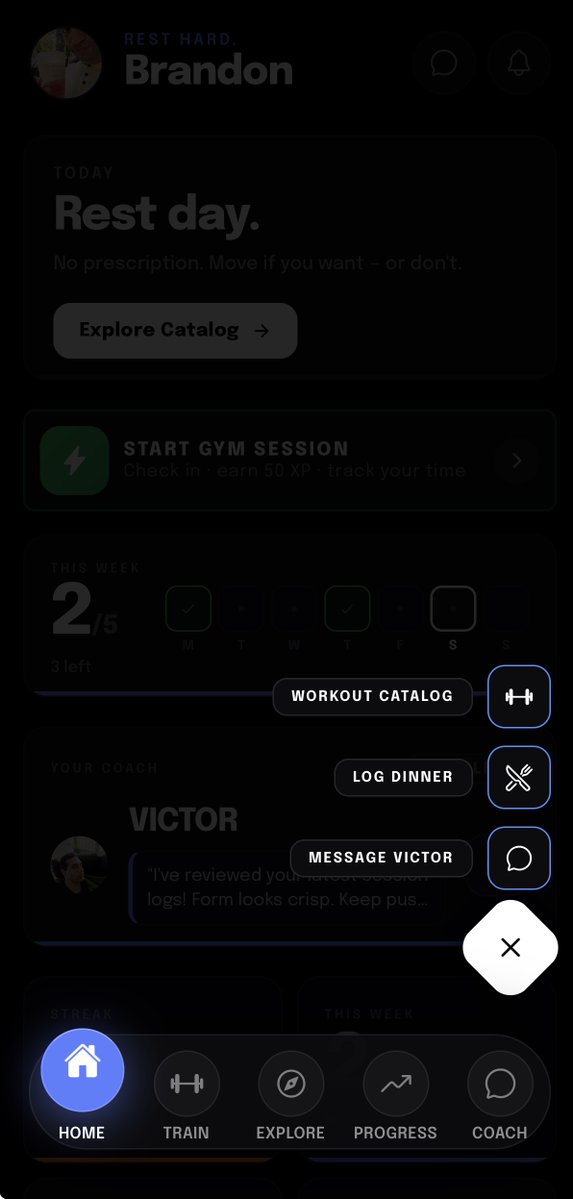 FitLinkcoach's tweet photo. Most people don’t quit fitness because they lack workouts.

They quit because nobody notices when they disappear.

That’s what I’m building FitLink around.��

11 PM on a Saturday, still obsessing over the tiny details that make your coach feel one tap away.
#Shipaton https://t.co/GkGBdeW16O
