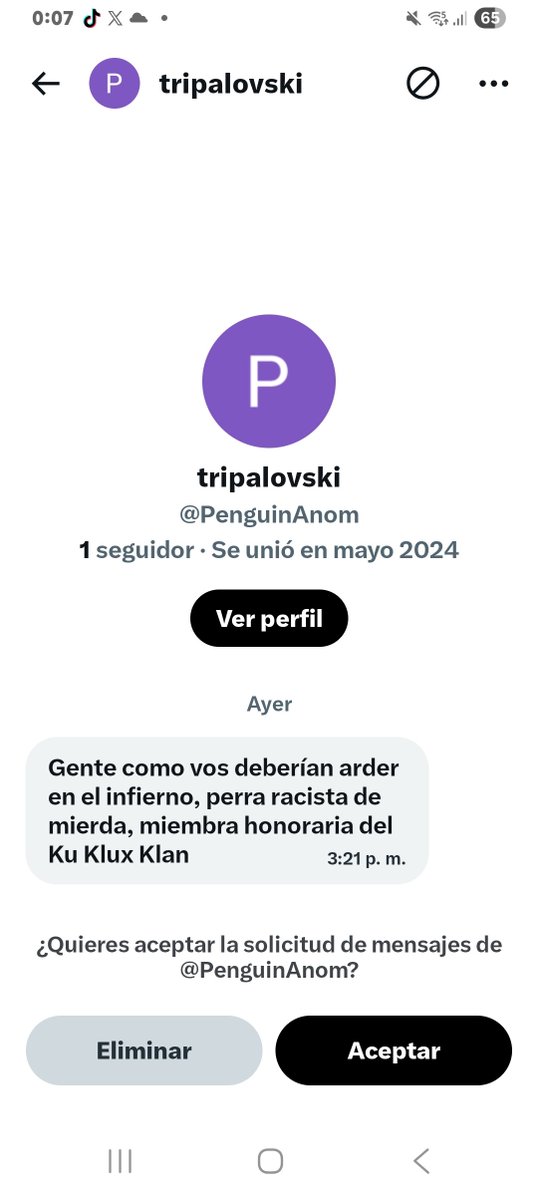 Selvazbqe's tweet photo. Ya comienzan a dejarme mensajitos. https://t.co/R3snbvMvHd