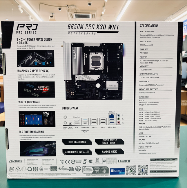 dospara_kuma's tweet photo. 🚀長く使えるAM5マザーボードならこれ!
ASRock B650M Pro X3D WiFi
PCIe 5.0対応で、高速GPUやGen5 SSDにも対応✨
CPUをアップグレードしても活躍しやすく、長く使いたい方におすすめの1枚です😊
将来を見据えたPCを組むなら、ぜひご検討ください!
#AM5 #ASRock #自作PC #ドスパラスタッフ https://t.co/bX3XwxKjQc