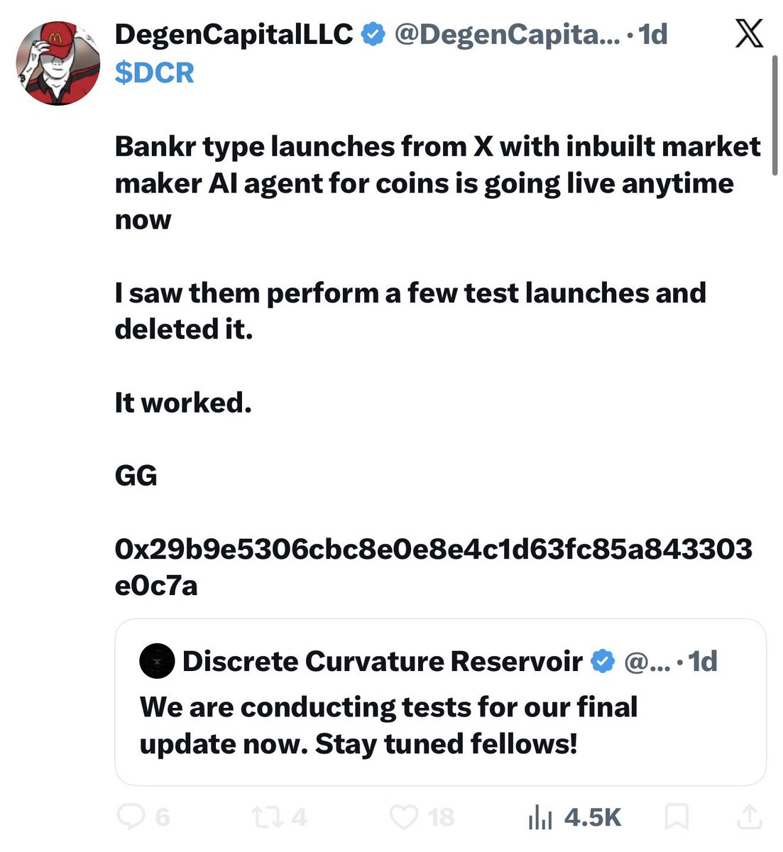 alphadegen69's tweet photo. If it is a turkey account, it will 10000000% rug sooner or later.
Nigerians and indians are maybe better but turkish always scammers.

Posting this here to see how it ages.

$DCR 

0x29b9e5306cbc8e0e8e4c1d63fc85a843303e0c7a https://t.co/oqw1Y4lHg5