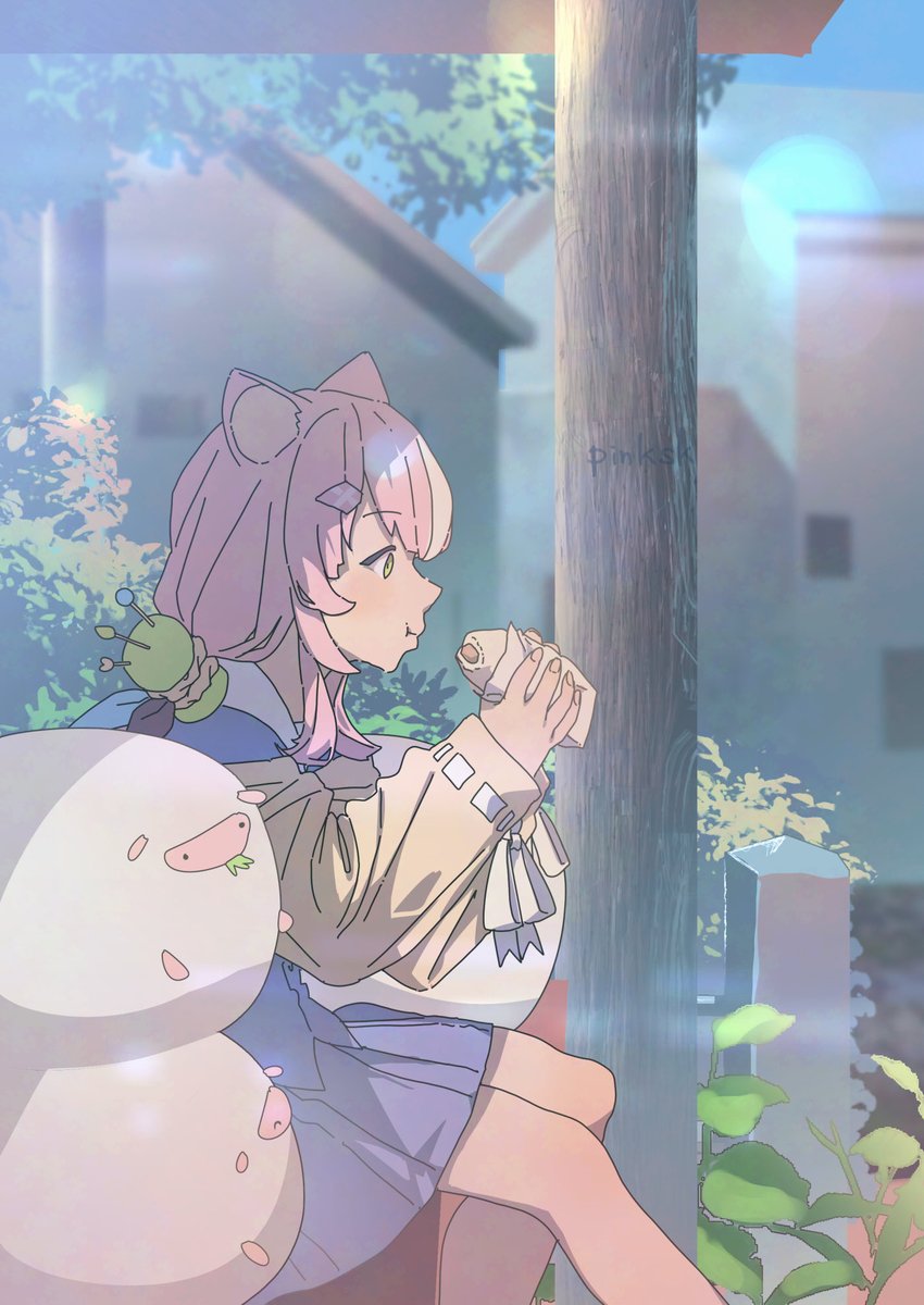 pinkskymochi's tweet photo. #Nari_Art https://t.co/MwtqKgKJbI