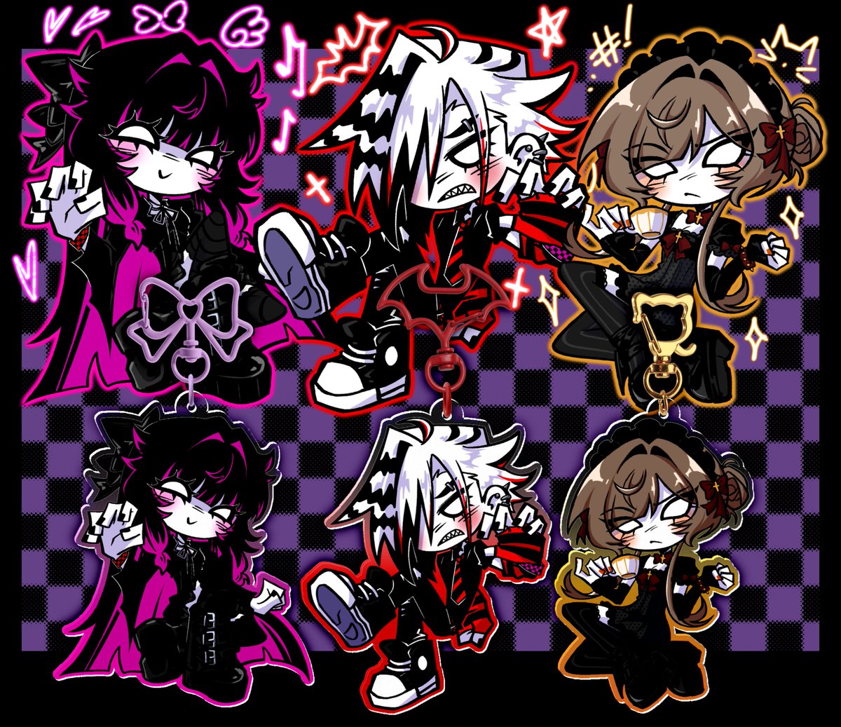 vaderfreaks's tweet photo. haii everynyan i opened an acggoods acc!!
arlesandbina keychains up now!! more characters to come in the future ^^
🔗 https://t.co/q2r2FLsviB https://t.co/SimOhm3xR0
