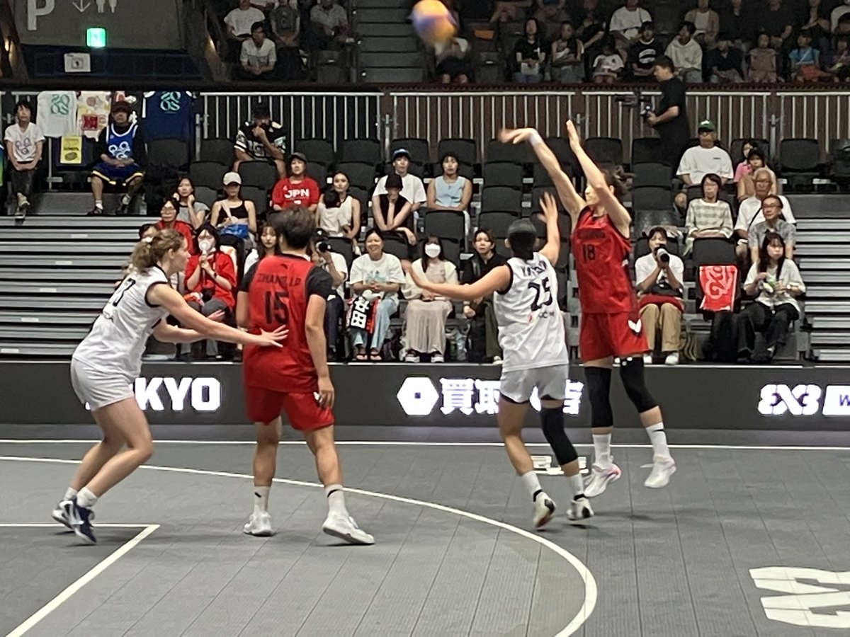 minoru_st's tweet photo. FIBA 3x3 Women's Series Tokyo Stop 2026. Quarter-Finals game 1. Neftchi SOCAR vs Beijing.  20対17でBeijingの勝利。
#3x3WS #FIBA3x3 https://t.co/IPGRhIPac2