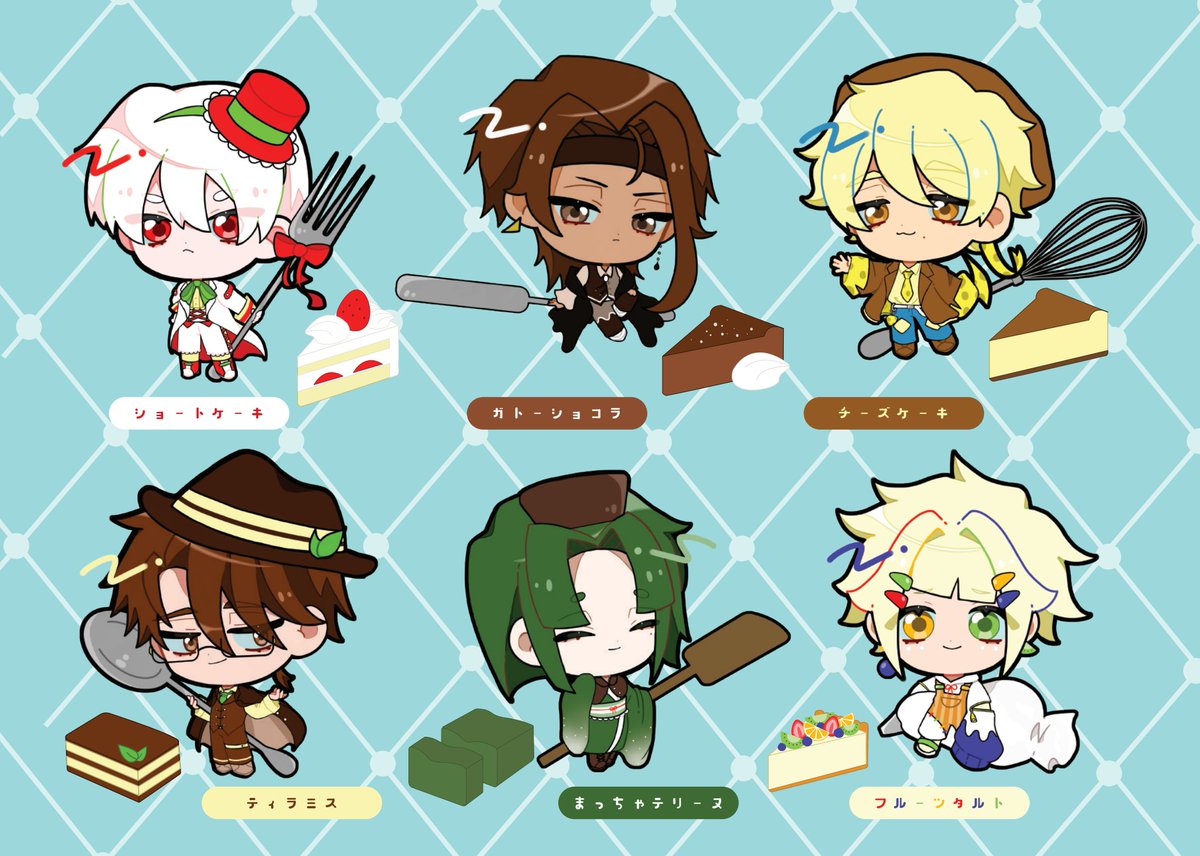 kafeore531's tweet photo. 学校のイベントで作った本とキャラクターたち！今回はケーキのキャラクターにしてみました🍰 https://t.co/9fLAEzTOHD