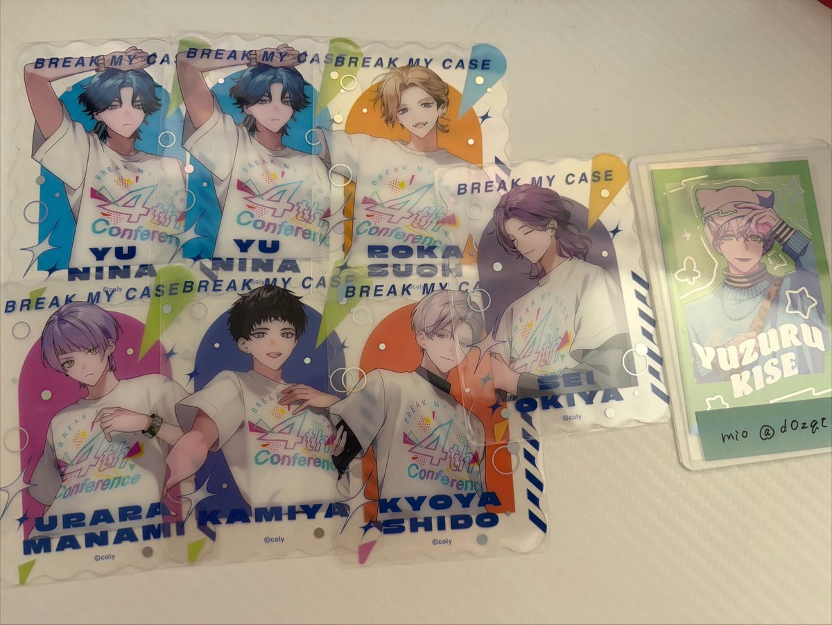 d0zqt's tweet photo. 【交換・譲渡】ブレイクマイケース ブレマイ カンファレンス 4th Conference クリカ クリアシート

出→クリカ 須王 隠岐谷 祠堂 ☆新名2 ☆麻波 神家
シート 綾戸 環野
求→クリカ 城瀬＞新開1
シート 城瀬or定価＋送料

☆は城瀬との交換
郵送のみ📮
検索からもお気軽にお声掛けください https://t.co/bRWULxICVd
