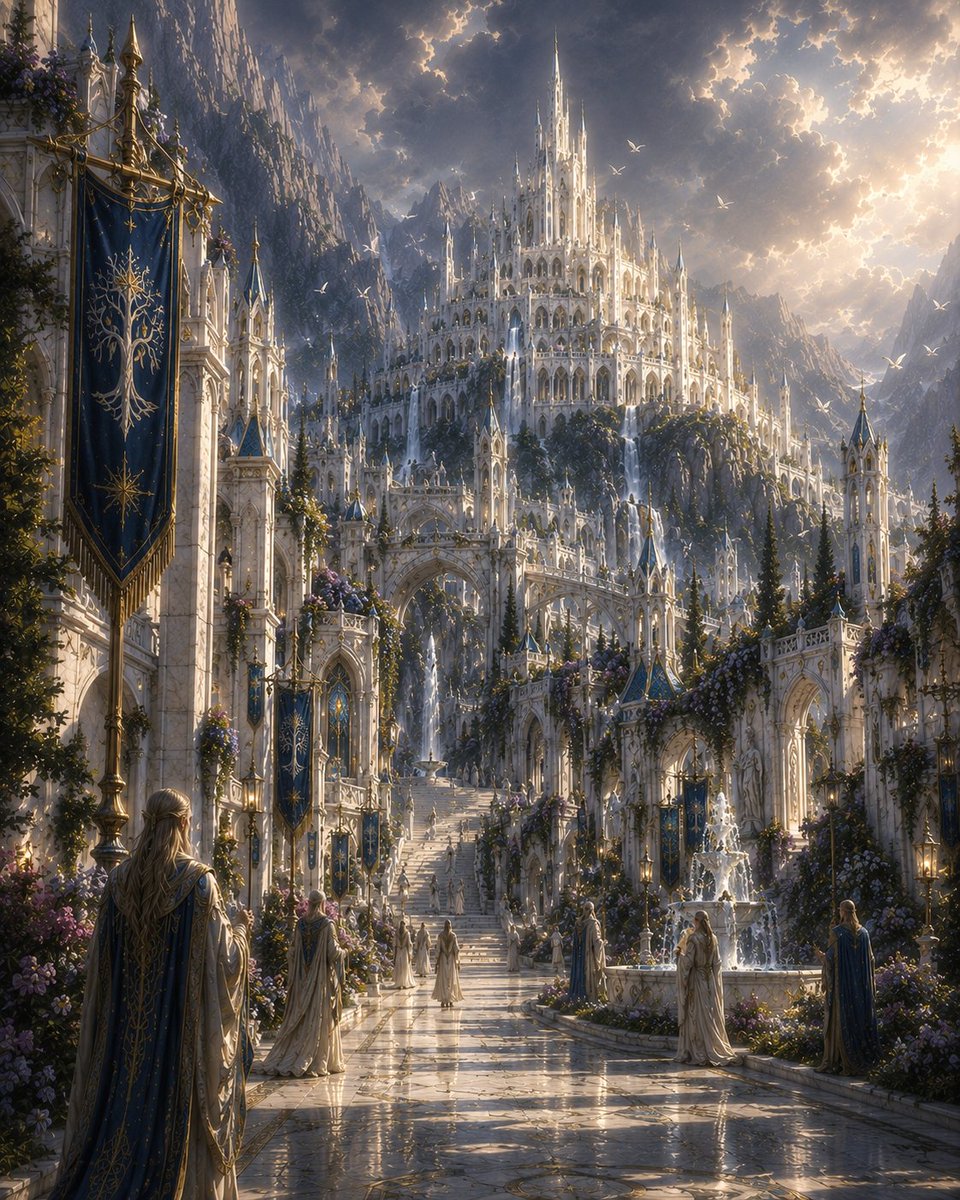 SaintandSpecter's tweet photo. @Cyberdragonetik Gondolin at its height https://t.co/3HEg5Ys8sH