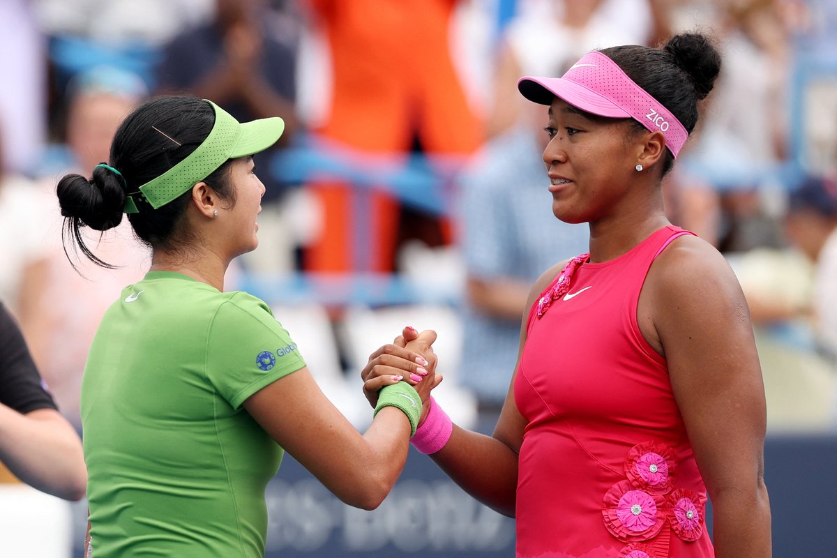 PhilippineStar's tweet photo. EALA’S GIANT-KILLING SPREE CONTINUES IN THE DC FINALS

JUST IN: Alex Eala slays world No. 13 Naomi Osaka of Japan, 6-4, 6-2, to advance in the finals of the 2026 WTA500 Mubadala DC Open in Washington, DC.

Eala, WTA No. 28, will face world No. 3 and tournament No. 1 seed Jessica Pegula of the USA for the title. Pegula beat Russia’s Diana Shnaider in the other semis pairing, 7-5, 6-4. 

It’s a rematch for the two after Eala bowed to Pegula last year in the semis of the Miami Open that ignited Eala’s international rise. (Photos/AFP) | via @bryanulanday