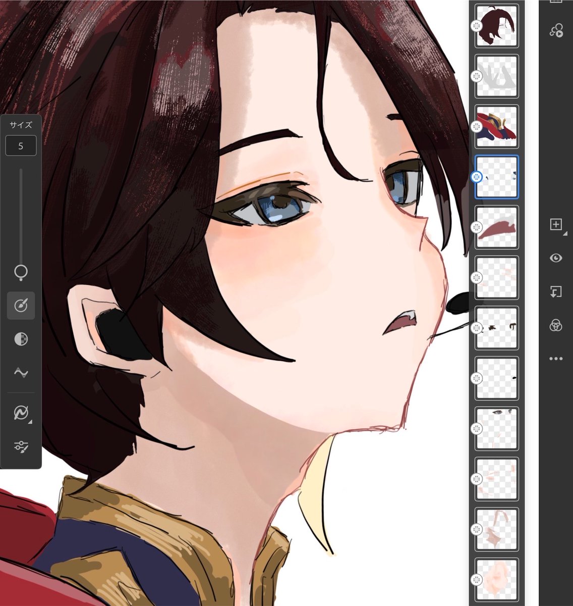 ni__go_'s tweet photo. まあちょっと色塗れないのでこれで勘弁…
描き殴りにも程がある https://t.co/zdgFEV8HRA