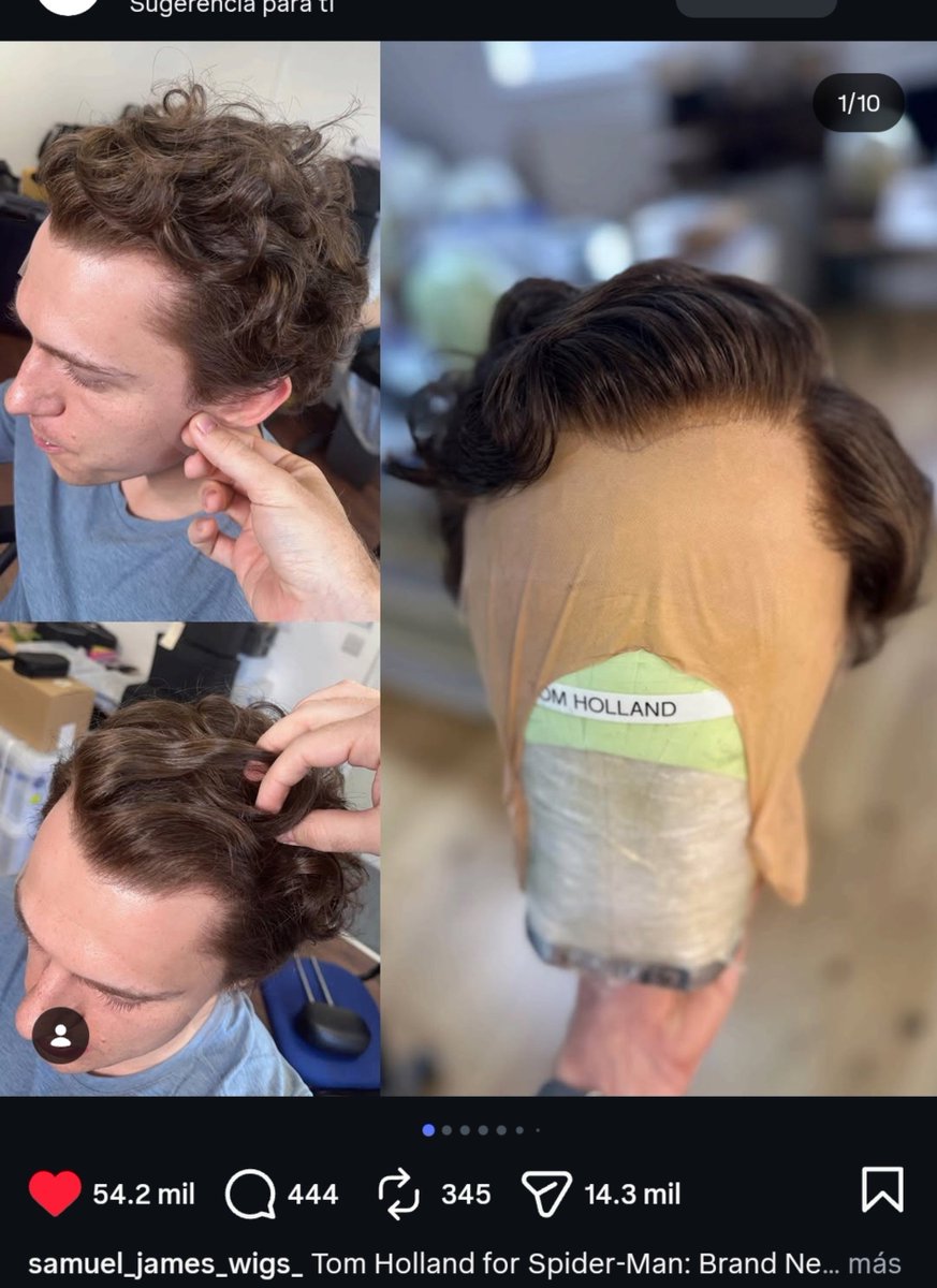 teamojest's tweet photo. como que Tom Holland usó peluca en spiderman DO YOU WEAR WIGS https://t.co/vfaIjzPxUC