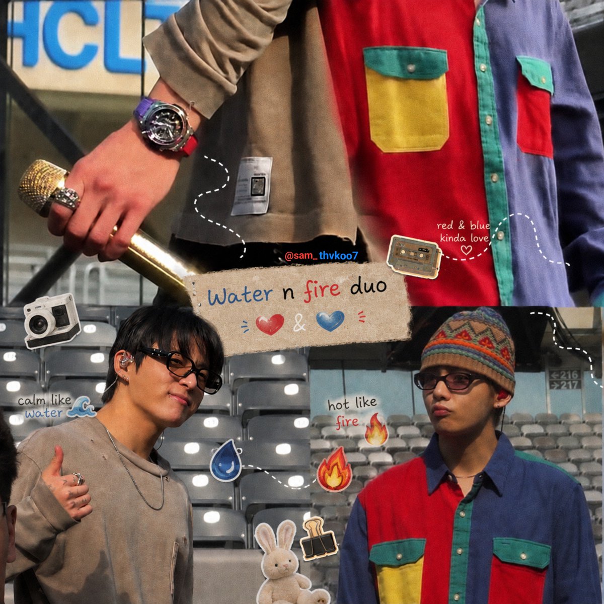 Sam_thvkoo7's tweet photo. The cutest coincidence happens only with water n fire duo 🤭

#taekook https://t.co/96YNiZuB0q