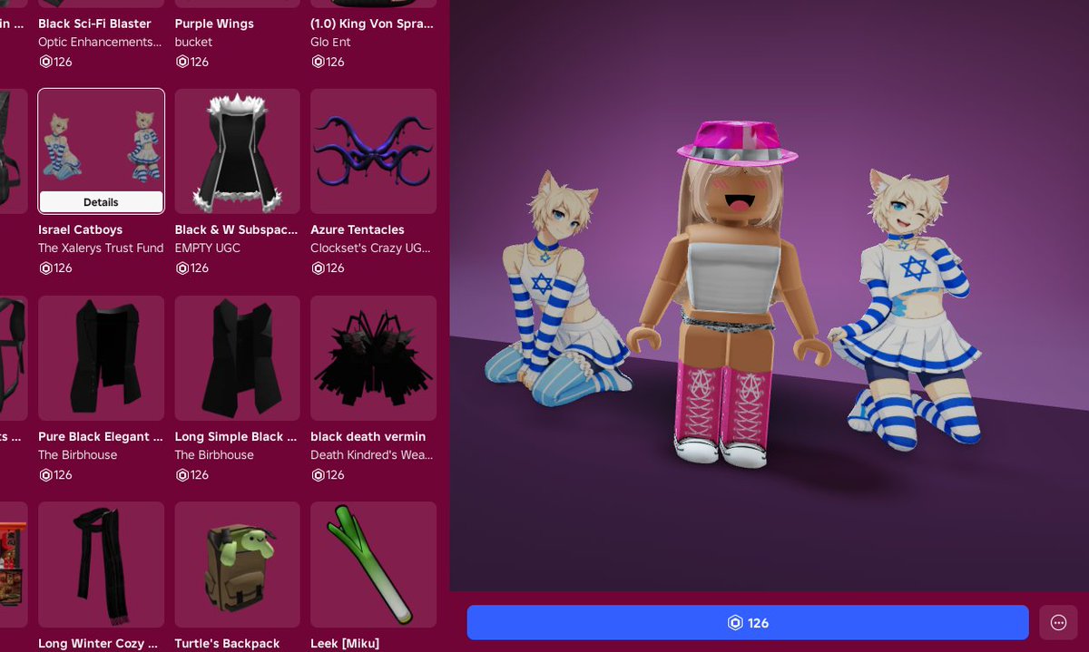 sukibyte's tweet photo. hey @Roblox why is this allowed? https://t.co/UXWwtIPScv