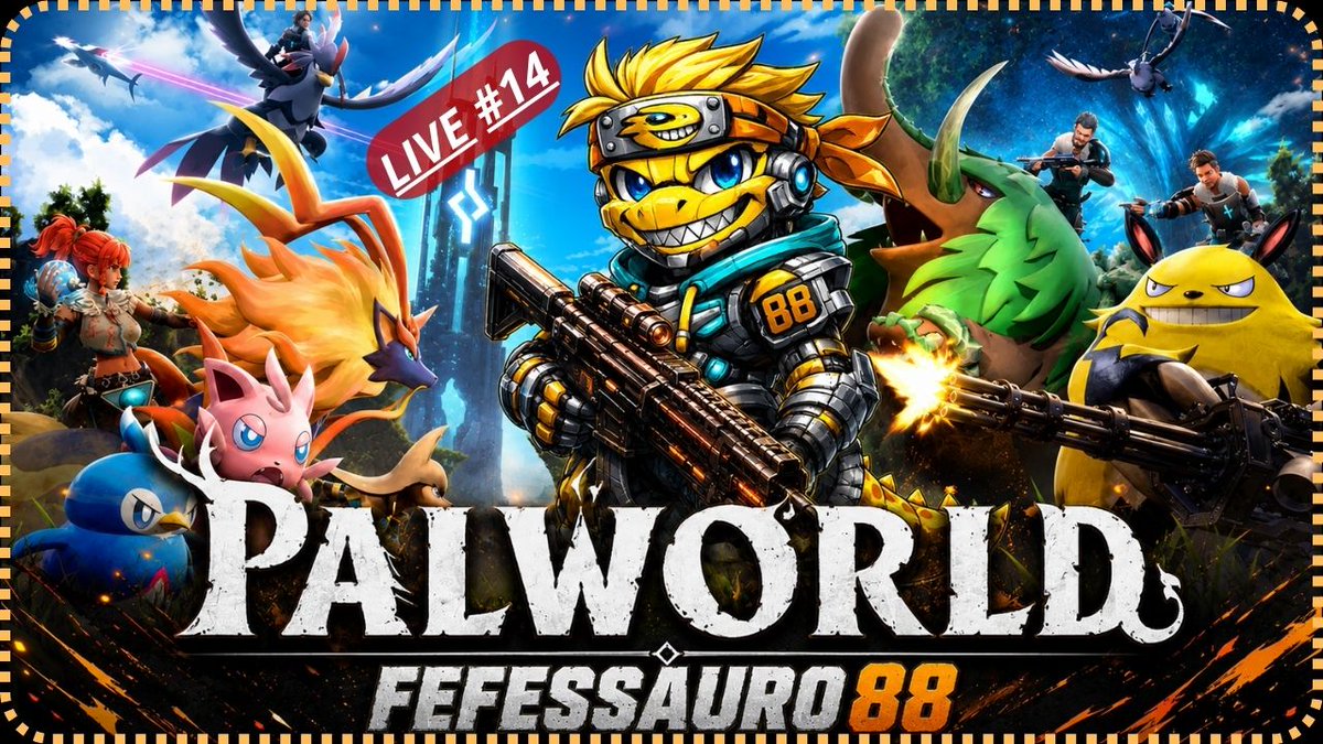 FefessauroVT's tweet photo. TAMO ON!!!! Sábadouuuuuuuuu!!!

PalWorld #14 - Sábadou como? Claro pegando PALS!!! xD https://t.co/njapAqb2NW via @YouTube 

#TWTICH - https://t.co/g1t0dmEhIV

#KICK - https://t.co/yUimSWnOUP

#tiktok #gaming #Livestream #aovivo #YouTube https://t.co/PqNuAVcvSy