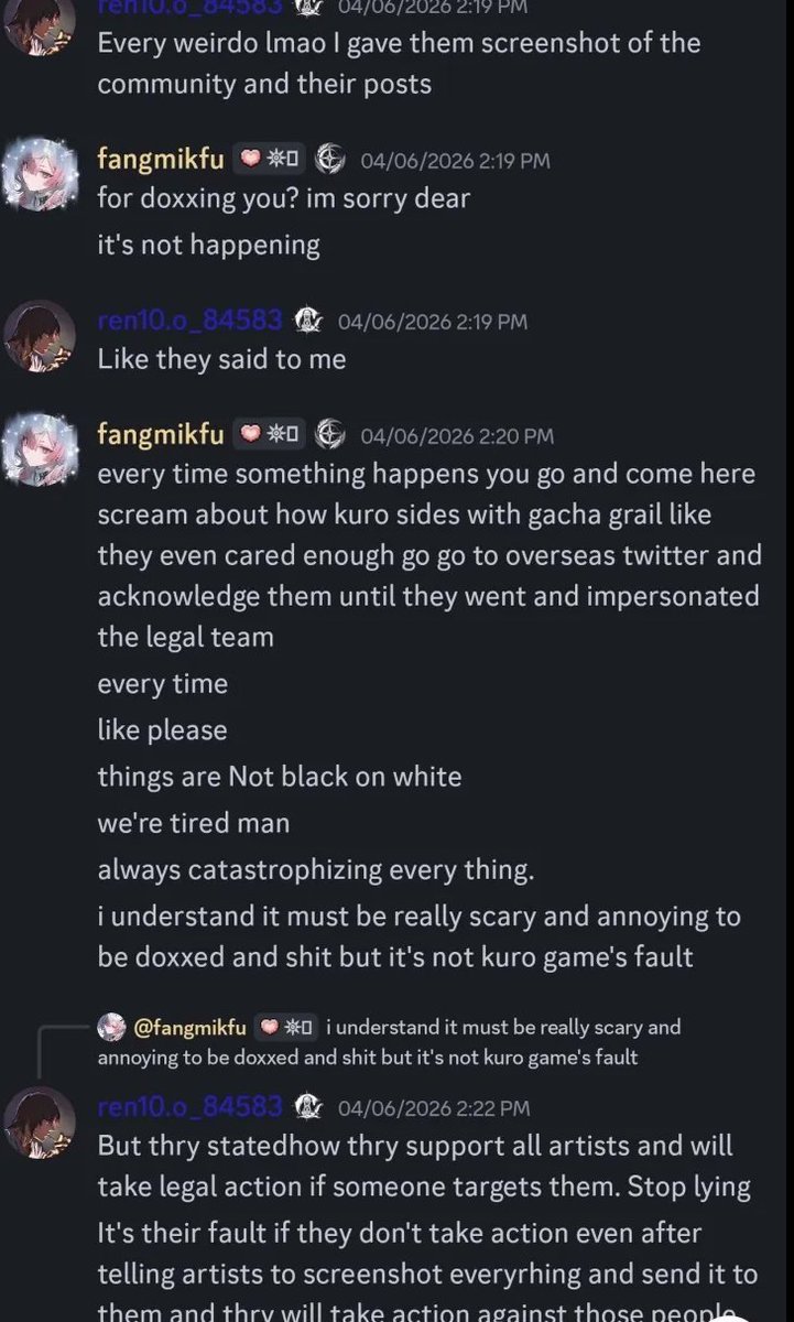 retryall2's tweet photo. Tourists really think Kuro will do something to AI arts. They wont. At best they will just do a pr tweet and everyone will continue as usual. 

Multiple artists that got their arts fed to ai already sent kuro emails. It didnt work. 

We won. 🥳🥳🥳 https://t.co/CeASMoZb8s