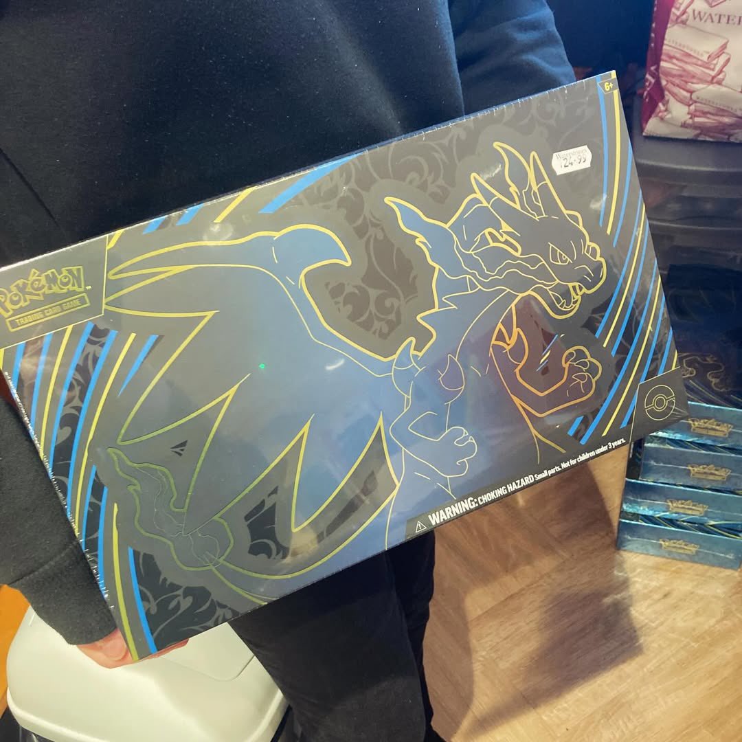 Premiertibles's tweet photo. Charizard UPCs Factory Sealed boxes available in huge stock now. 

Each box 150 

Message me now if interested in purchasing. Shipping worldwide. https://t.co/9UN91ofLD2
