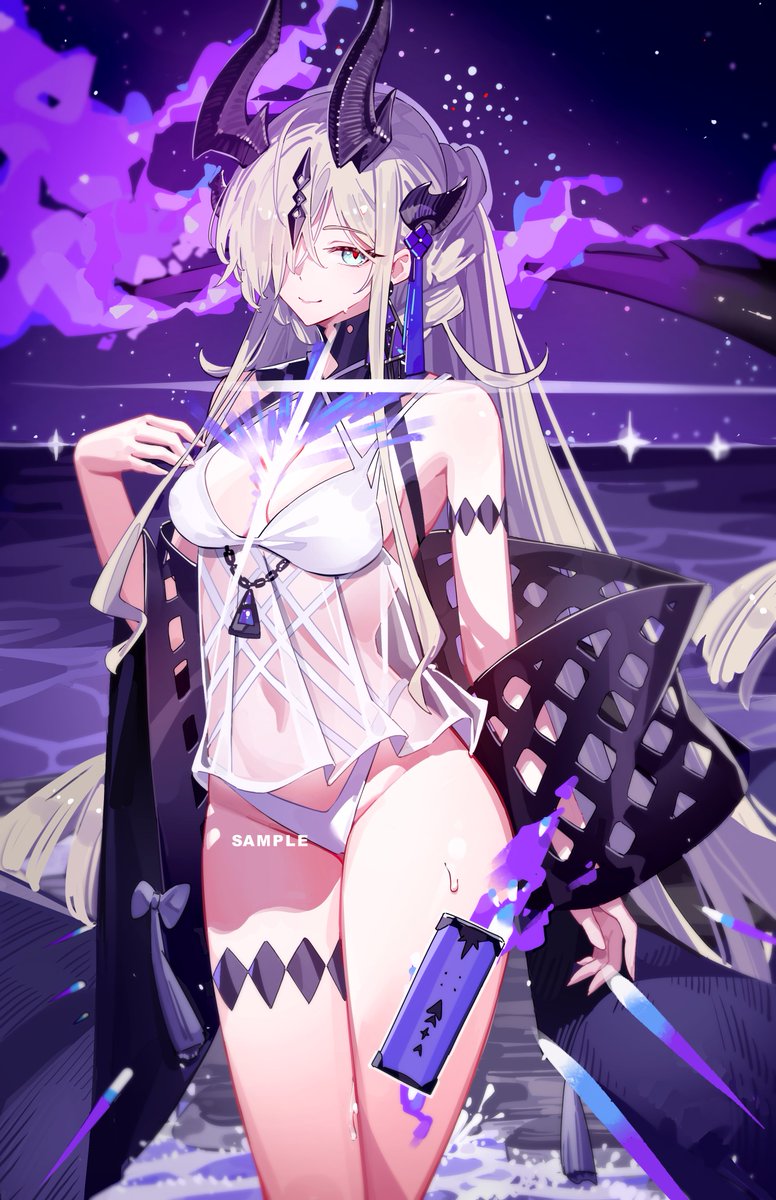 mushi123999's tweet photo. 爱布拉娜死芒水着 #明日方舟 https://t.co/l2IstGDgZ9