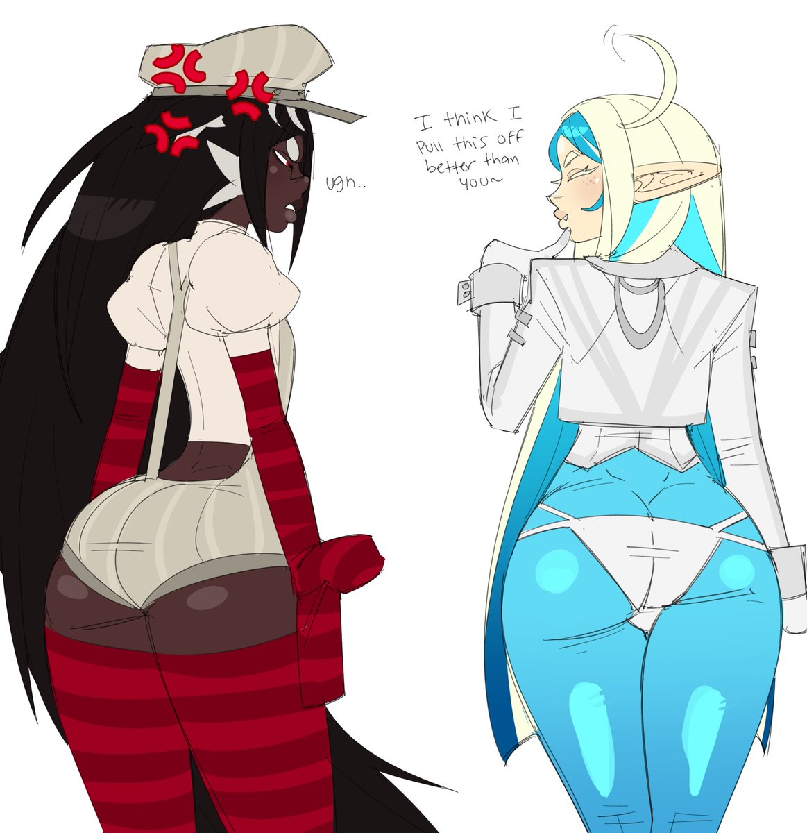 chknbunnyxd's tweet photo. Rabiosia~ and Syph teasing them https://t.co/JuIpFHPsci
