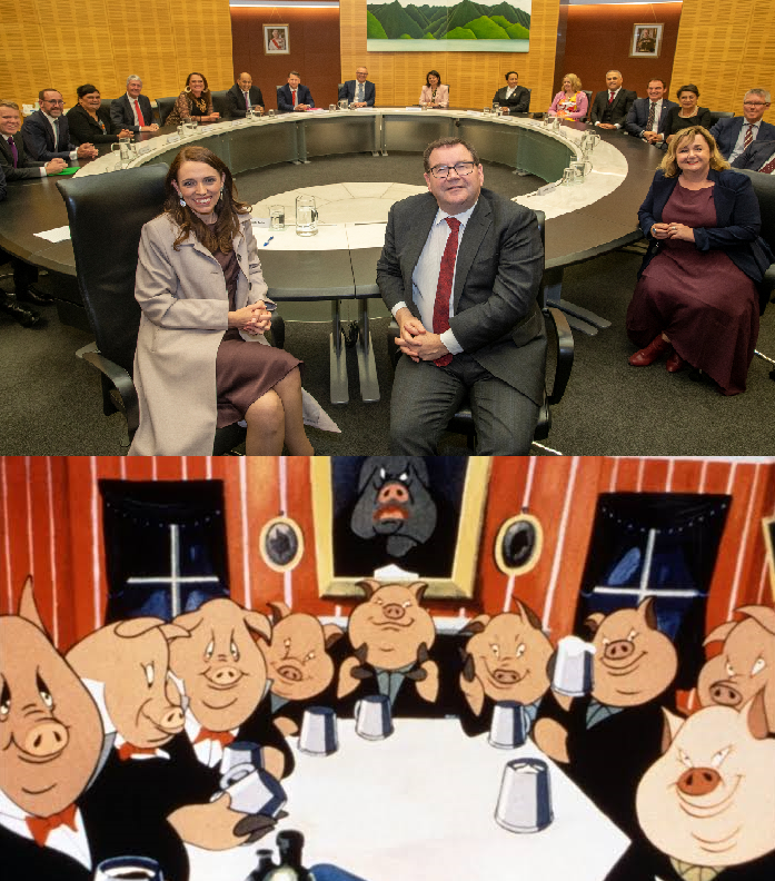 napoleonbusch2's tweet photo. Want-a-be Totalitarian Communist Pigs
 - Spot the difference? https://t.co/CC3cxgYHVU