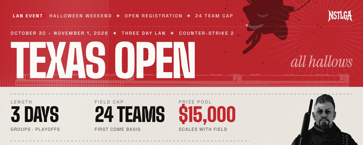 NSTLGA Texas Open VRS LAN