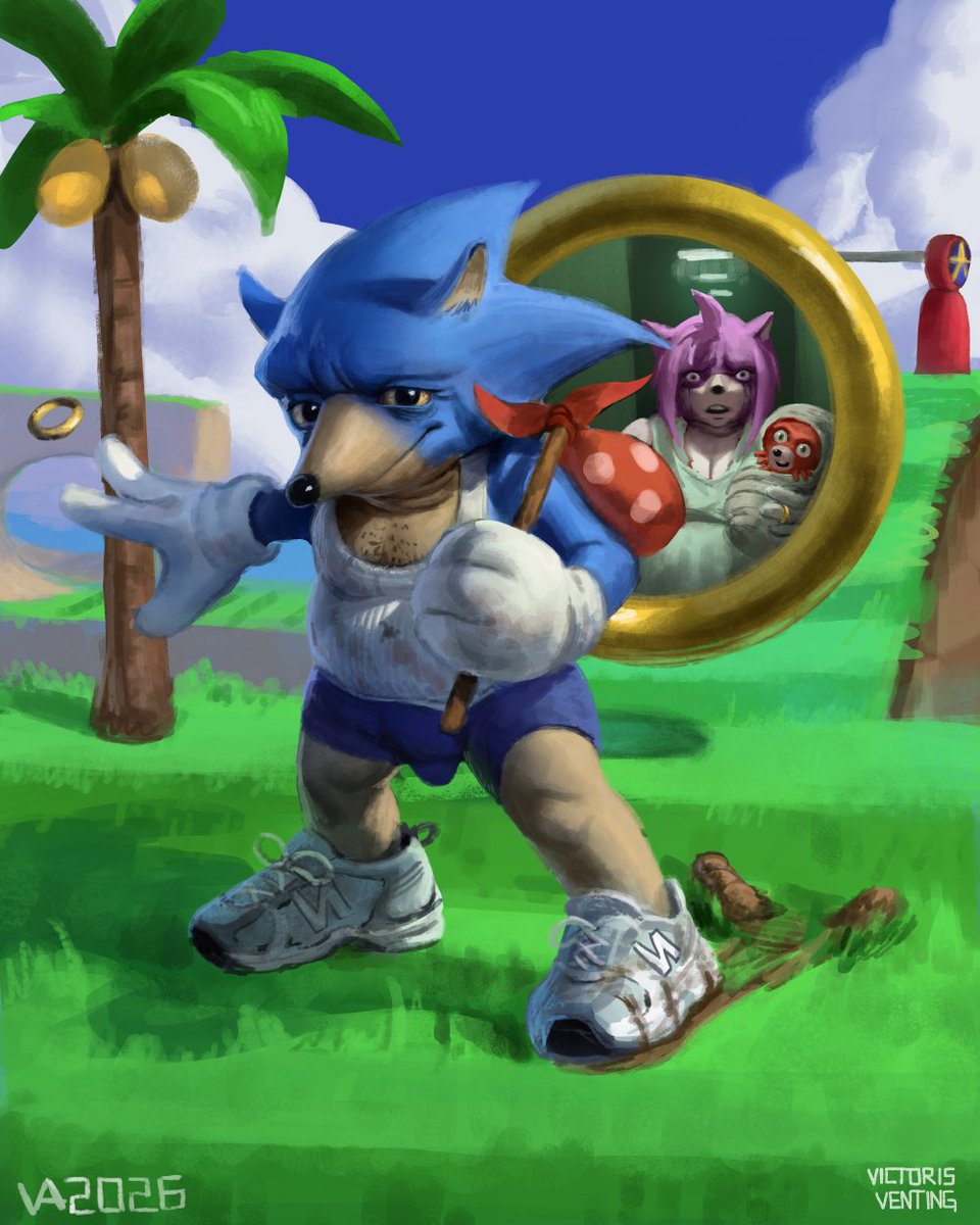 victorisventing's tweet photo. Sonic fan art https://t.co/fo6DwCBsqr