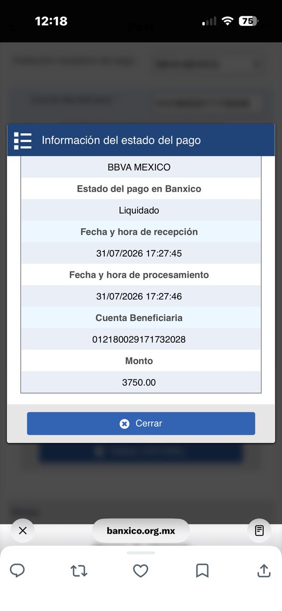 Paamm88's tweet photo. Que poca madre @BBVA_Mex desde ayer está liquidada la transferencia que me hicieron. Ya llevo más de 24 horas esperando mi transferencia🤬 Bueno al menos cuando llamo hoy hay una grabación diciendo que “el día de hoy se reflejará” @Banxico @Profeco que procede aquí? https://t.co/OJzNUululI