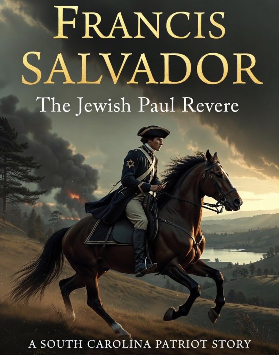 FriendIsrael65's tweet photo. 🕯️ On this day, August 1, 1776 — 250 years ago — Francis Salvador, the “Southern Paul Revere,” gave his life for American independence.
Born in London in 1747 to a Sephardic Jewish family, Salvador became the first professing Jew elected to public office in the American colonies when he joined South Carolina’s Provincial Congress.
In July 1776 he rode nearly 30 miles through the night to warn settlers of a Cherokee attack — earning his famous nickname. Just weeks later, on August 1, while serving with the militia near the Keowee River, he was ambushed, shot, and scalped. He died at age 29, still asking whether the enemy had been beaten.
He never saw his wife and children again. He never learned that the Declaration of Independence had been signed.
Today we remember the first Jewish patriot to die for the cause of liberty.
#FrancisSalvador #AmericanRevolution #250thAnniversary #JewishAmericanHistory #SouthernPaulRevere