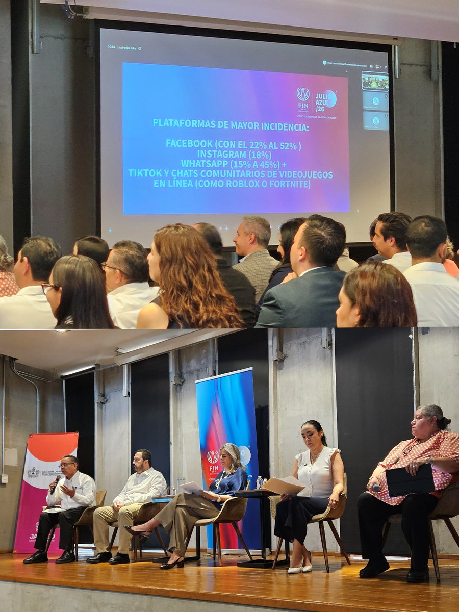 FinEsclavitud's tweet photo. En #JulioAzul participamos en el foro “#EntreLikesyRiesgos: Protección de las Adolescencias en Entornos Digitales”, organizado por #SIPINNA, para reflexionar sobre las nuevas dinámicas de captación y explotación de niñas, niños y adolescentes. https://t.co/PtKUICeOAl
