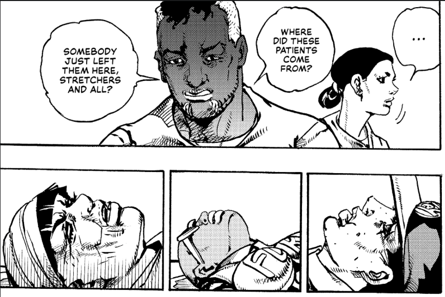 Shroomy281's tweet photo. thanks for not killing the lesbians araki https://t.co/7IDGB9hFw4