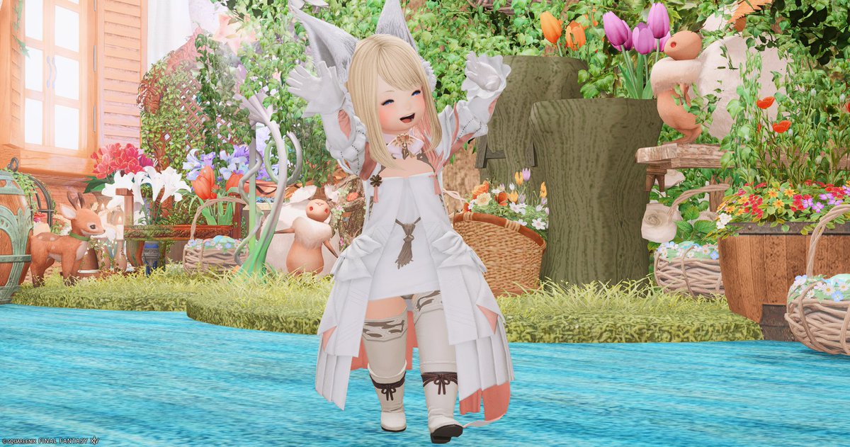 yumecha5's tweet photo. 「なにこれ～このエモ可愛いぃぃ」
🐎「あいちゃん　あざといｗｗ」
「その言い方ぁーー(。-`ω´-)ﾑｷ 」

久々にFF14で遊んで
相変わらずからかわれてました(*´艸`*)ｧﾊ♪
心から笑えるのっていいよね～💕
#FF14 https://t.co/yiuqHoeXRd