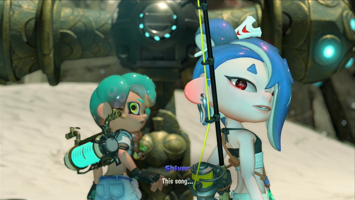 fjojr's tweet photo. Shiver in Splatoon RAIDERS. #NintendoSwitch2 https://t.co/uMLwfjRuPA