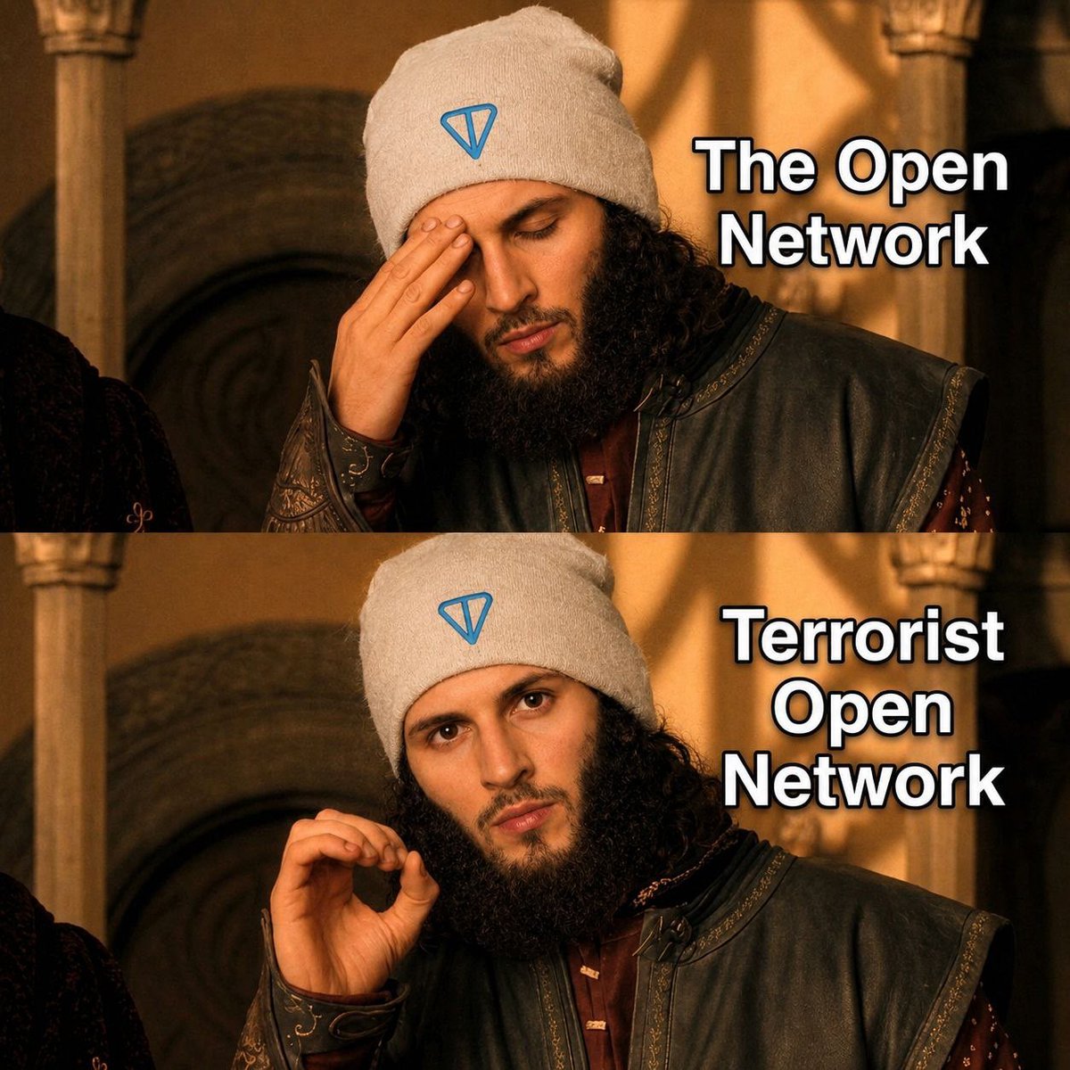 Terrorist Open Network tweet media