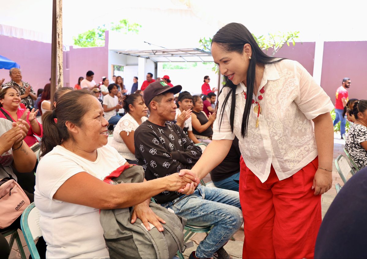 LizSanchezSM's tweet photo. Qué gusto volver a encontrarme con mujeres y hombres comprometidos con el futuro de sus comunidades. ❤️

En los Congresos Municipales del @PTPuebla en San José Miahuatlán y San Gabriel Chilac, tuve la oportunidad de escuchar sus ideas, conocer sus inquietudes y reafirmar que la transformación se construye caminando junto al pueblo.

Gracias a mi querido amigo, el diputado Adrián González, por acompañarme en esta jornada de trabajo y cercanía.

A todas y todos quienes participaron, gracias por su confianza y por seguir fortaleciendo este gran proyecto. 

Desde el #PT seguiremos organizándonos, sumando voluntades y trabajando con #PueblaEnElCorazón❤️ por las familias poblanas.