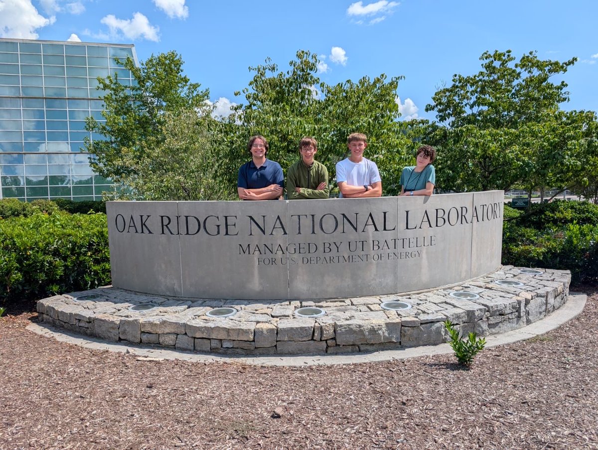 JanneyMason_31's tweet photo. This summer, I was selected to participate in the 2026 Appalachian STEM Academy high school program in Oak Ridge, Tennessee. Over the course of two weeks, I was able to learn alongside students from 13 states across the Appalachian region at the Oak Ridge National Laboratory. https://t.co/yFrsuFU2VI
