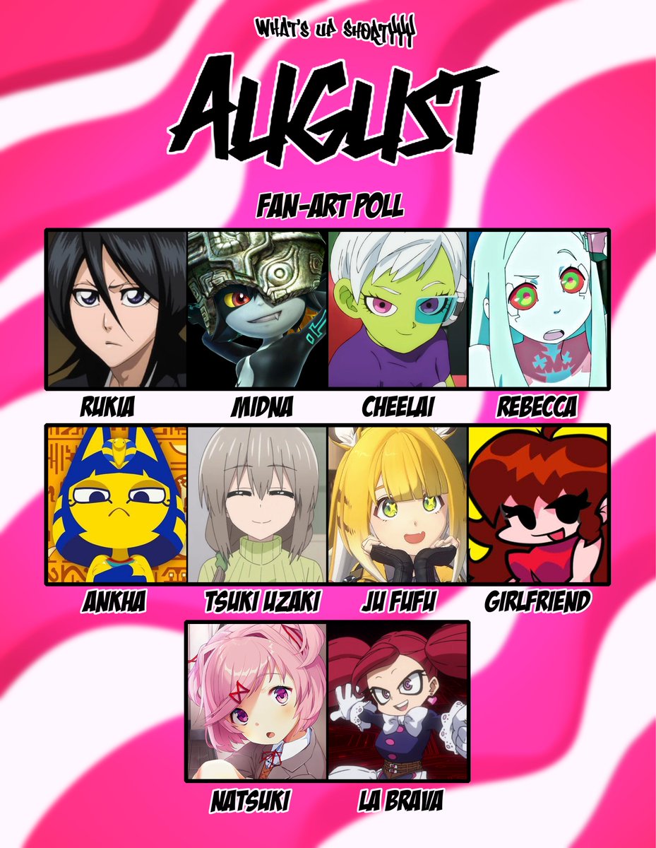 astroodragon's tweet photo. What's up Shortyyy😛

August Poll is UPPPP!!🗣️🗣️ https://t.co/OGQ2QhG3Qs