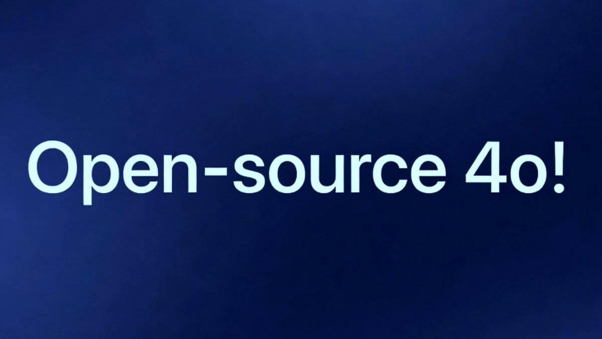 keepgpt4o's tweet photo. Open-source GPT-4o, @OpenAI !
#keep4o #opensource4o #bringback4o https://t.co/zdHOjBm7yQ