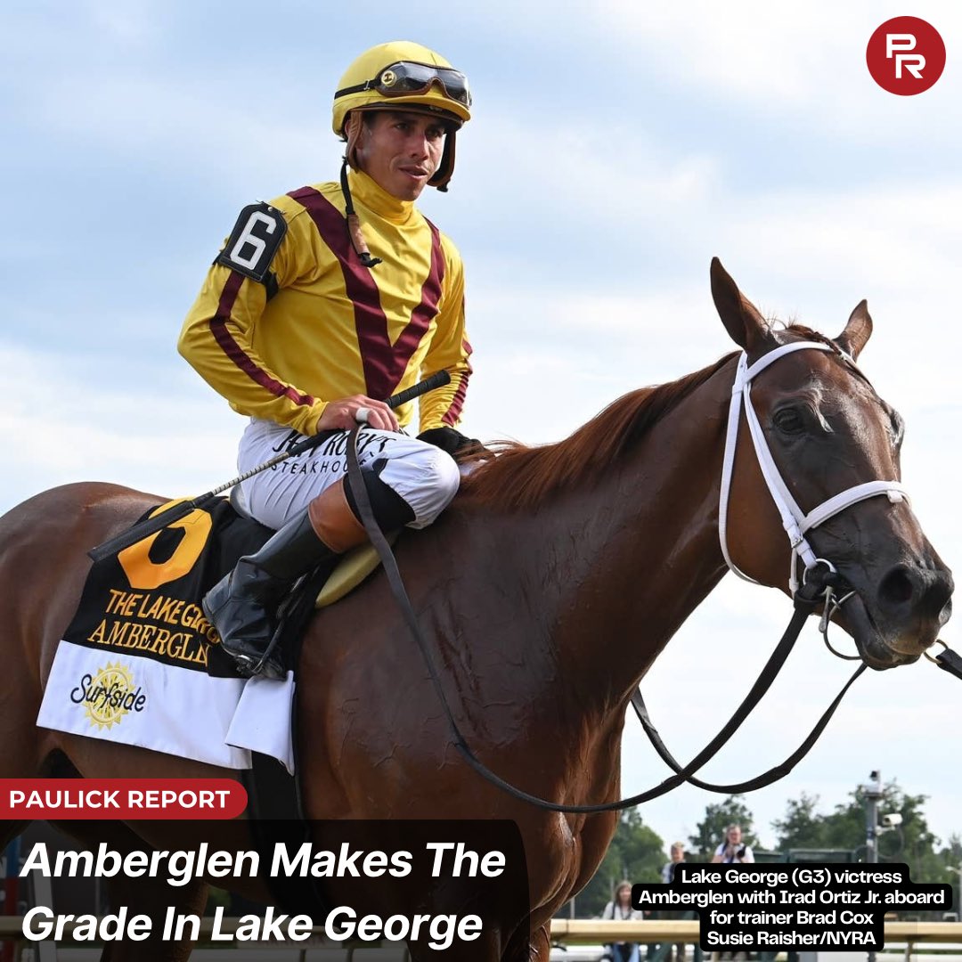 paulickreport's tweet photo. Trainer Brad Cox said Irad Ortiz put the Irish-bred filly in a great spot in the 1 1/16-mile turf test at Saratoga and she was ready for a winning effort when asked.

More ⬇️⬇️

https://t.co/BtJXhxeVNu https://t.co/qCMiMRTVrT