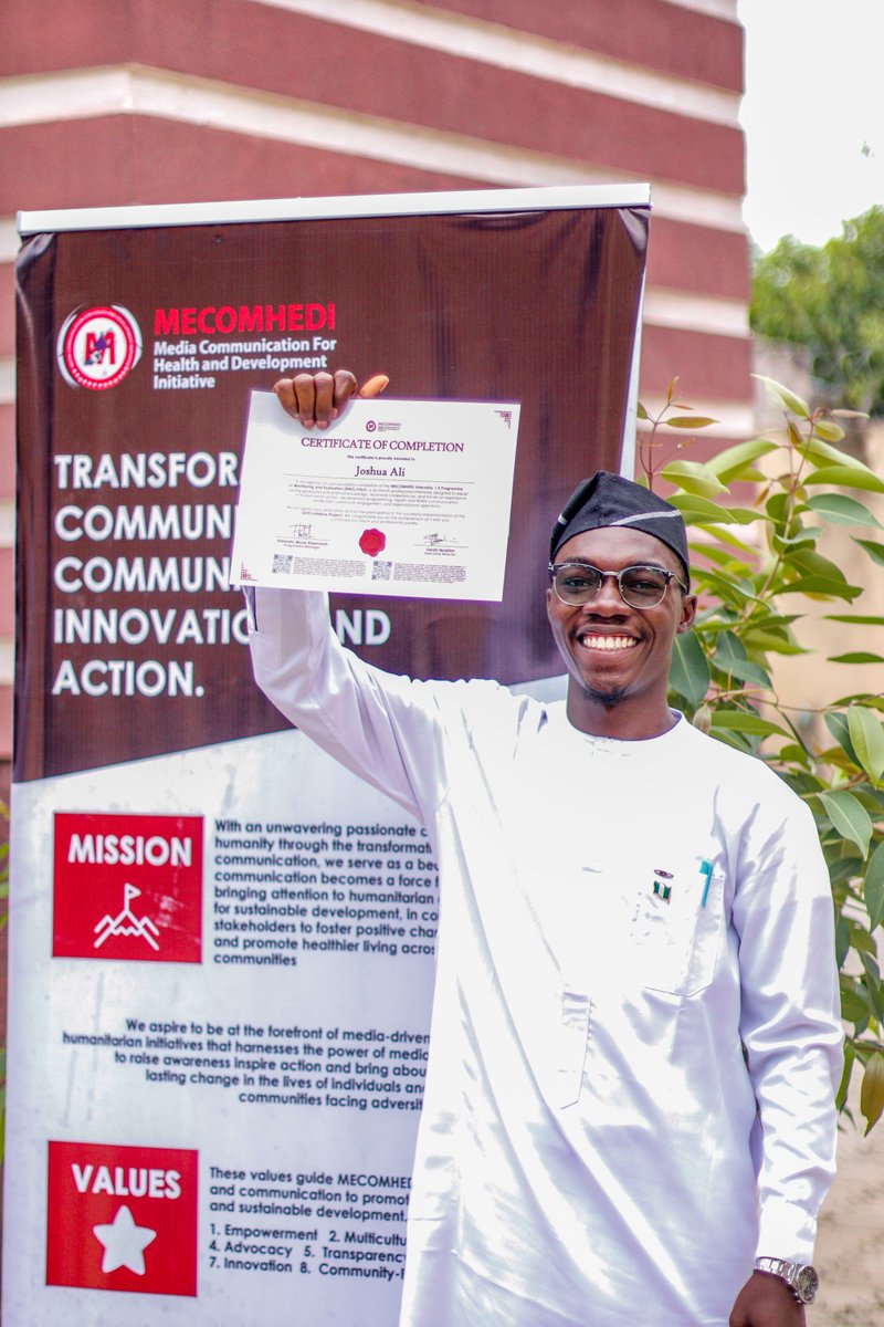 JoshuaAli24's tweet photo. 🎓 I officially graduate from the MECOMHEDI Internship Program as an M&amp;E Intern!

Six months. Real impact. Real growth.

Grateful for the mentorship and the journey.

@mecomhedi
#MECOMHEDI #Graduation #MEAL #M&amp;E #HumanitarianWork #KoboToolbox https://t.co/YqDgA1gh6C