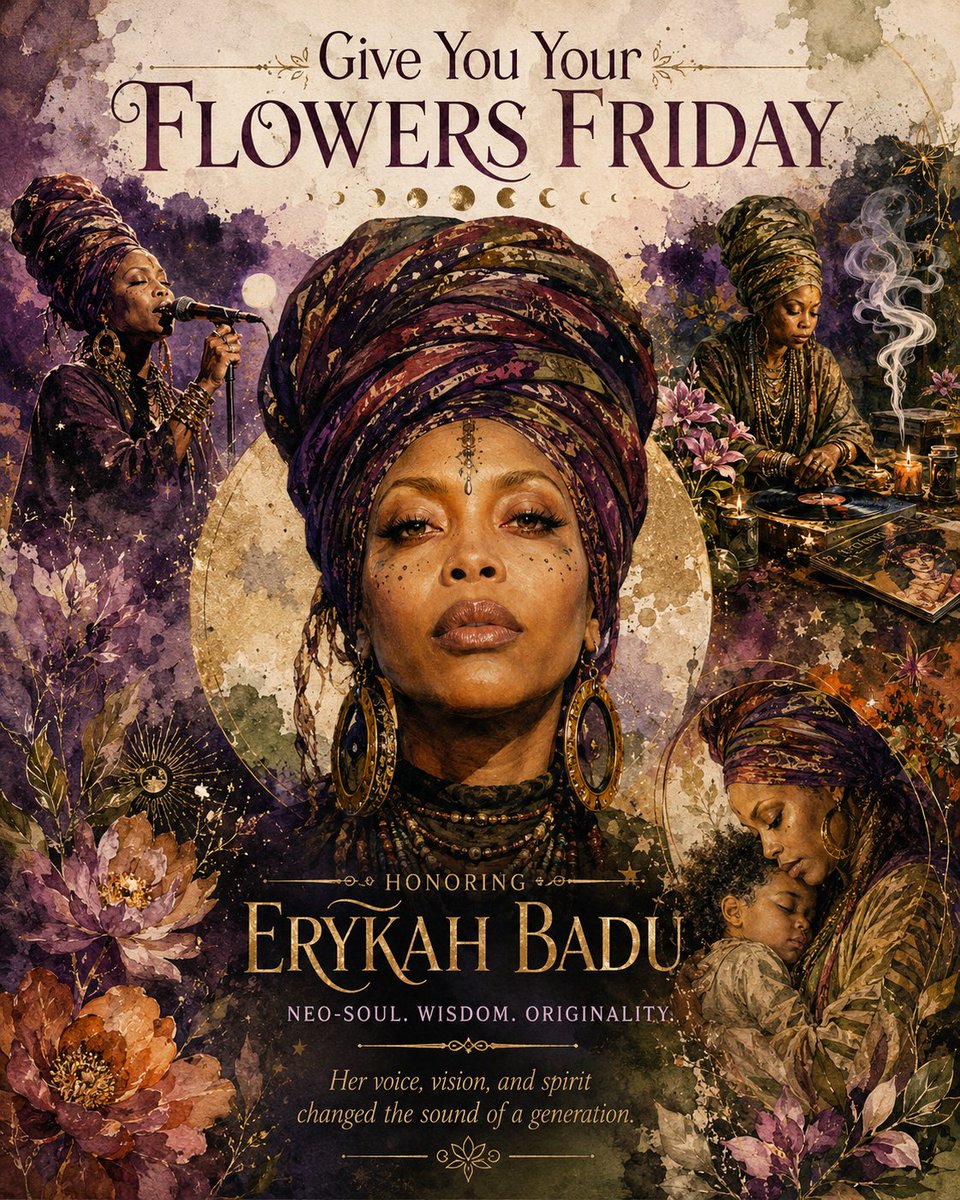 _Mi_ViaJe's tweet photo. #GiveYouYourFlowersFriday
#FlowersFriday
#GiveThemTheirFlowers
#LivingLegend
#ErykahBadu
#OnAndOn
#BagLady
#Tyrone
#NextLifetime
#DidntChaKnow
#WindowSeat
#AppleTree
#NeoSoul
#CulturalIcon
#BlackExcellence
#LegendaryWomen
#OriginalAndUnapologetic
#BohemianSoul
#VoiceOfAGeneration https://t.co/RoNC0VHVj6
