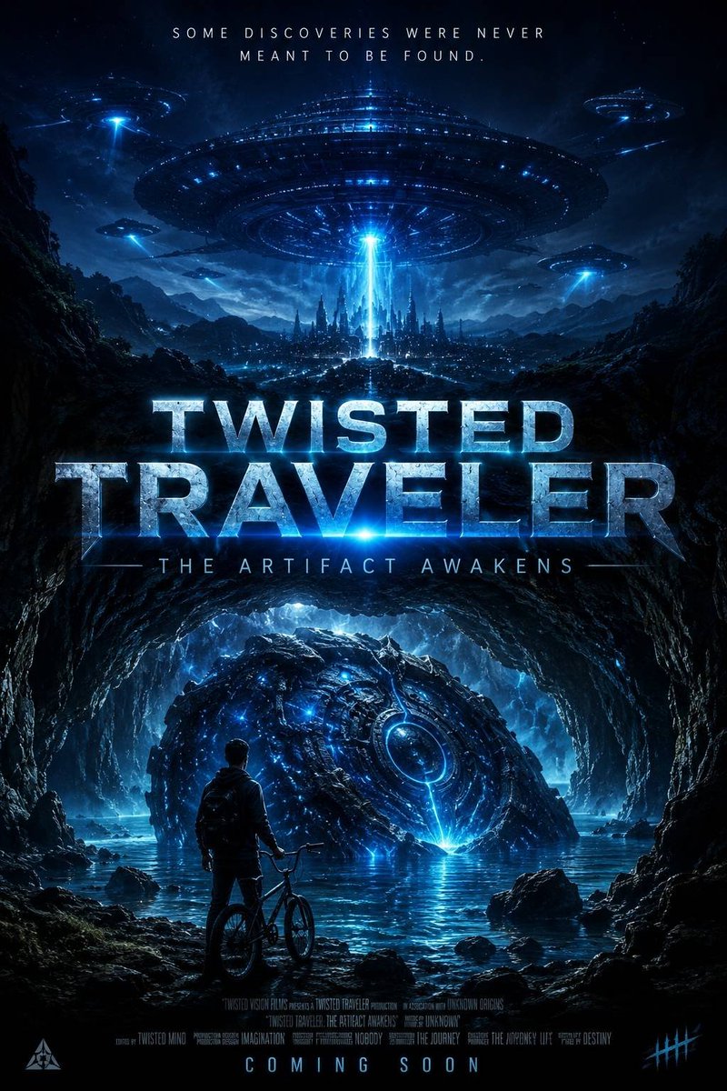 TwistedTradez's tweet photo. A lone BMX rider discovers an ancient alien artifact buried beneath forgotten caves. Across the stars... something wakes up. https://t.co/EJAJGAPW1O