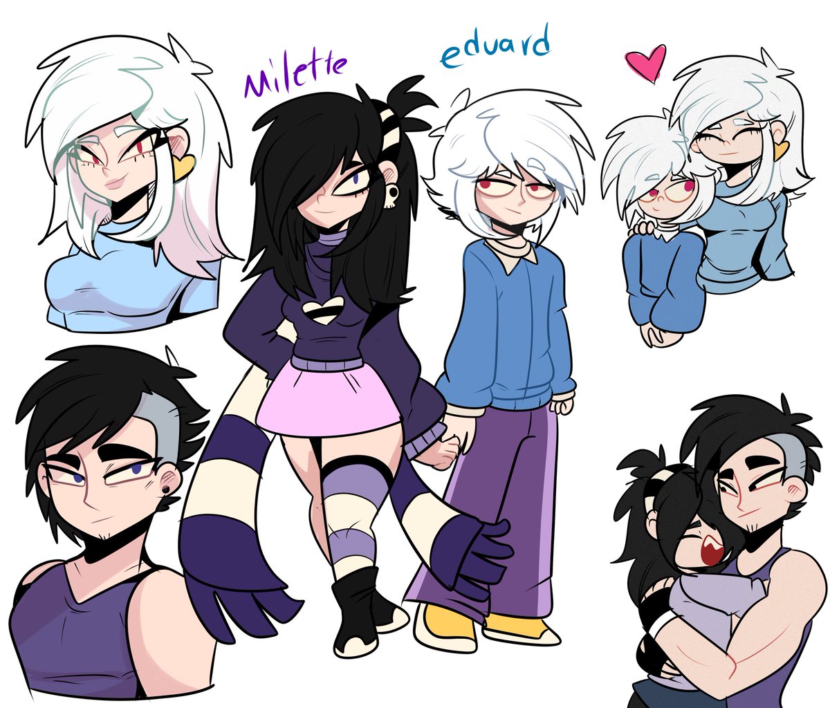 missywo77496119's tweet photo. Milette y Eduard 
Family edlette 🤍🖤
#Brawlstar 
#fanartㅤㅤㅤㅤ https://t.co/OoYmNYxueB